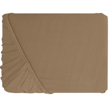 Cearceaf de pat cu elastic Mally Home Yuny , 160 x 200 + 25 cm, Bumbac, Bej Cearceaf de pat cu elastic Mally Home Yuny , 160 x 200 + 25 cm, Bumbac, Bej