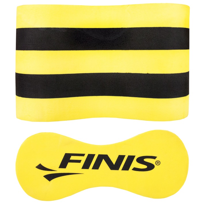 Пул Буй Детски FINIS, Foam Pull Buoy Jr, Жълт/черен