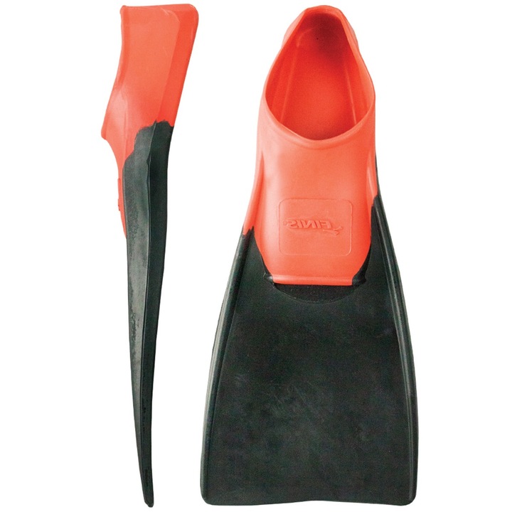 Дълги плавници FINIS, Long Floating Fins 3-5 Red/Black (Euro 35-37), Универсален, Червен/Черен
