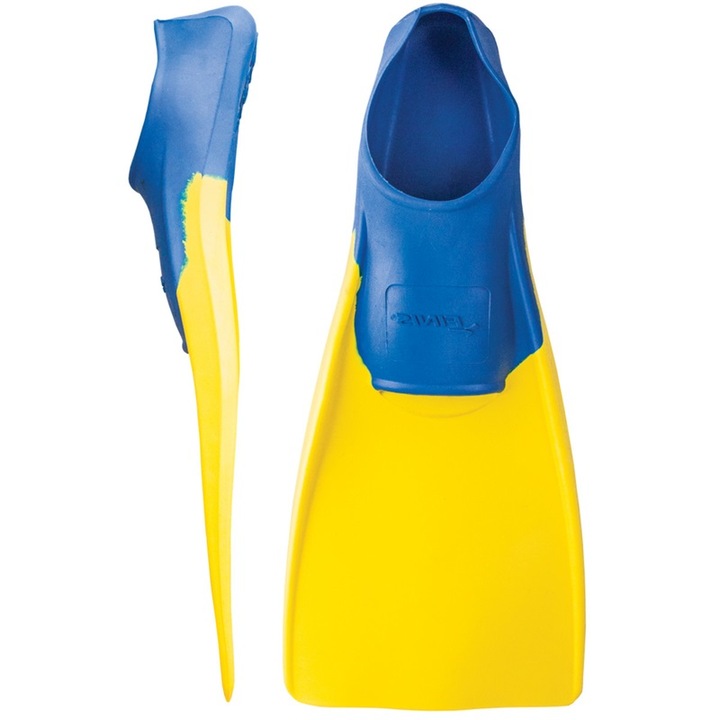 Дълги плавници за деца FINIS, Long Floating Fins 1-3 Blue/Yellow (Euro 33-35), Син/Жълт