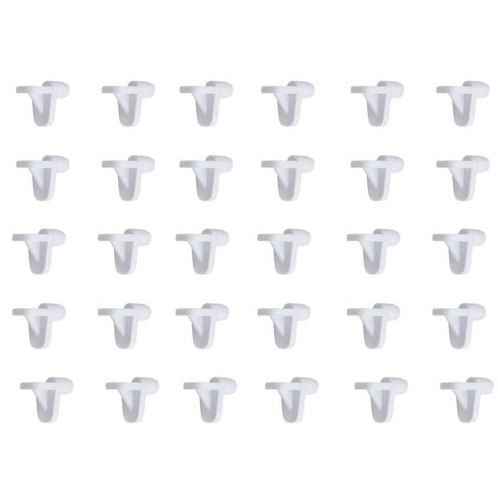 Set 1000 suport polite sticla, lemn, plastic, alb, F.F. GROUP