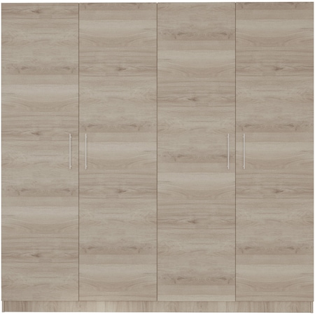 Dulap Irim Quake 205x52x204 cm, 4 usi, Culoare Sonoma Arwen