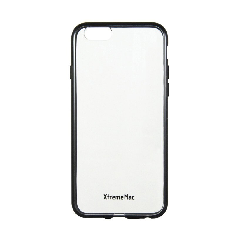 Carcasa iPhone 6 Microshield Accent XtremeMac, Transparent/Negru