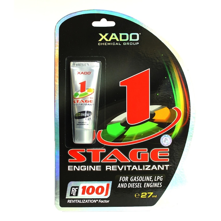 Ревитализант XADO, 1 STAGE за двигатели, 27 мл