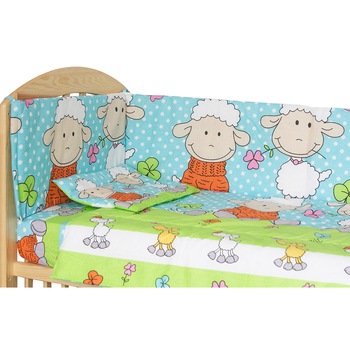 Lenjerie 3 piese oite, turcoaz, 120 x 60 cm Lenjerie 3 piese oite, turcoaz, 120 x 60 cm