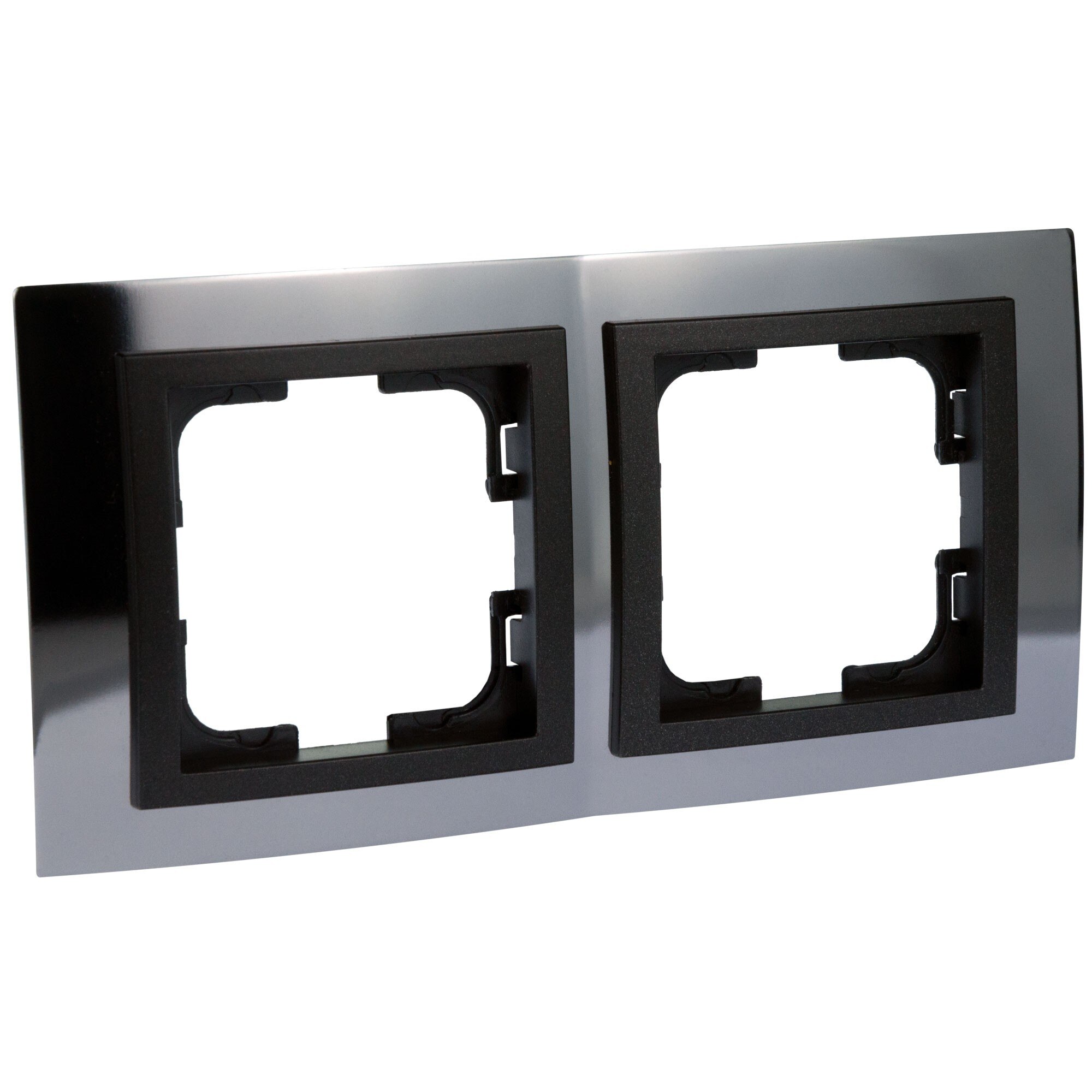 Rama Mono Electric CHROME, 2 module, fume