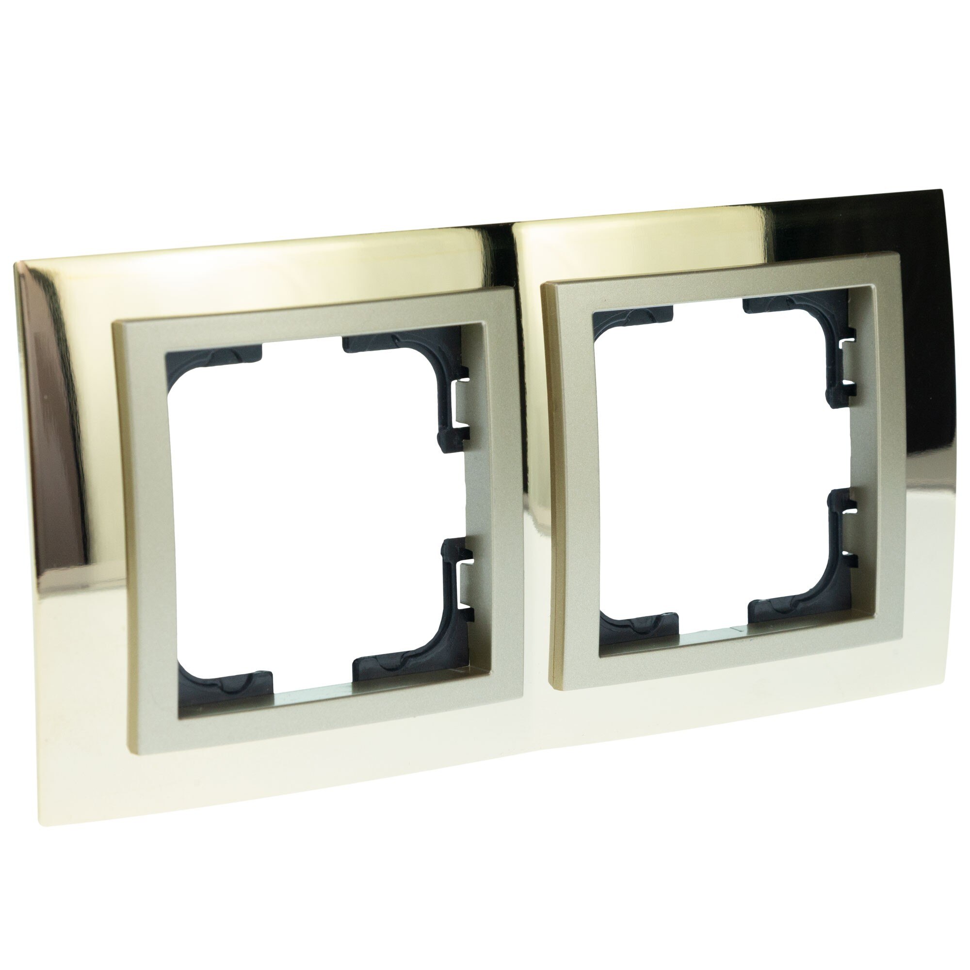 Rama Mono Electric CHROME, 2 module, gold