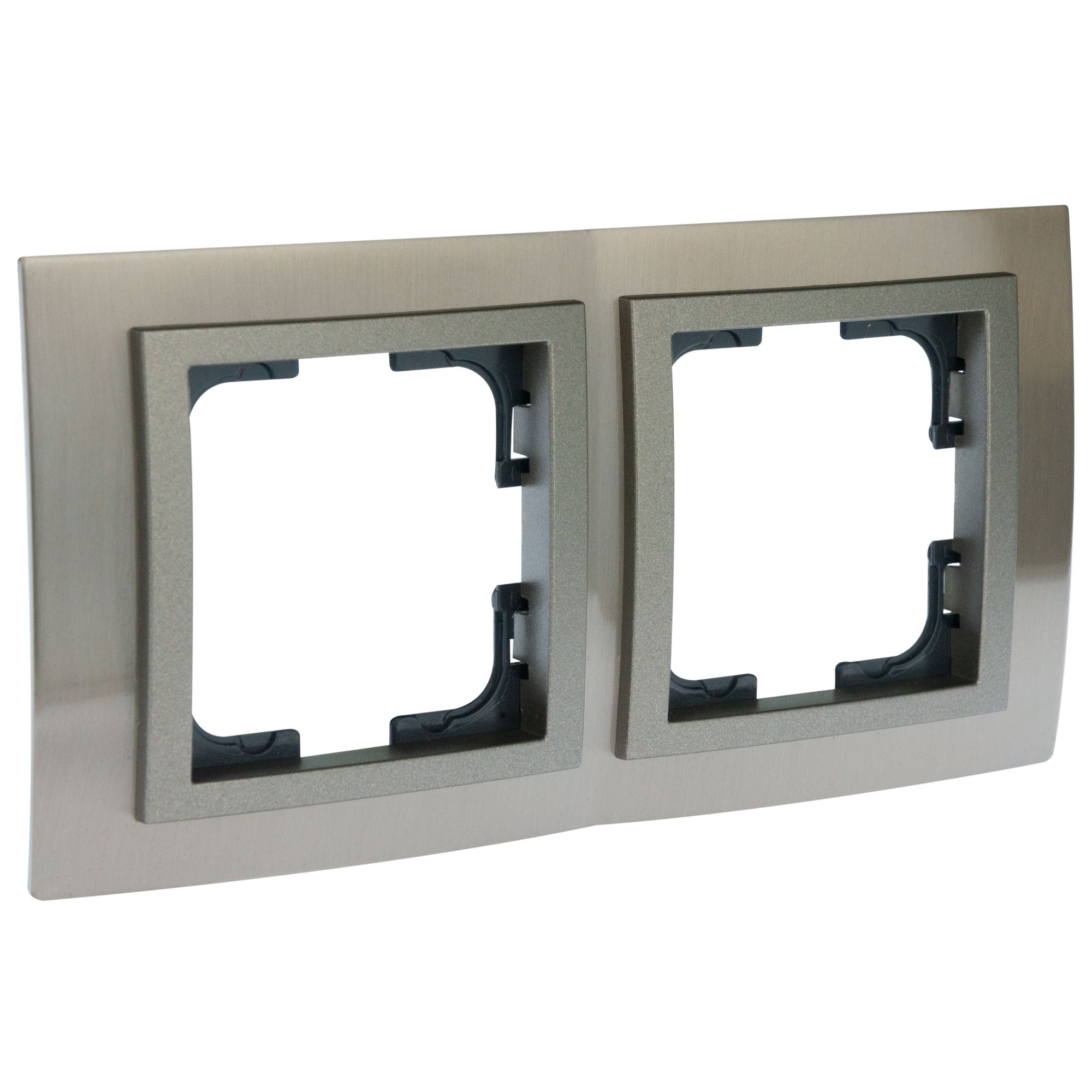 Rama Mono Electric CHROME, 2 module, bronz