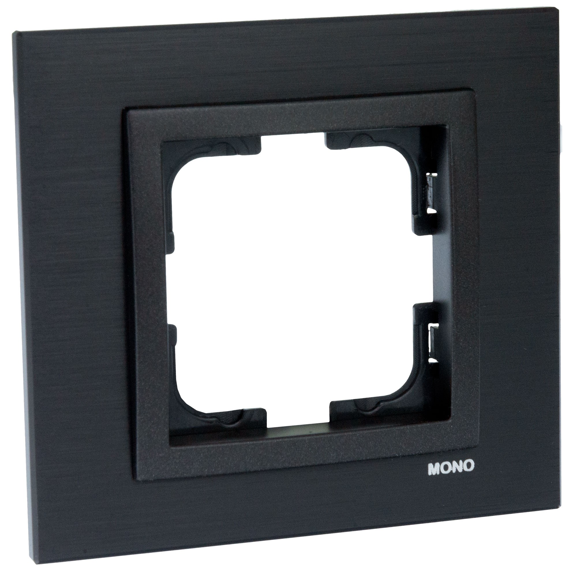 Rama Mono Electric STYLE ALUMINIU, 1 modul, fume