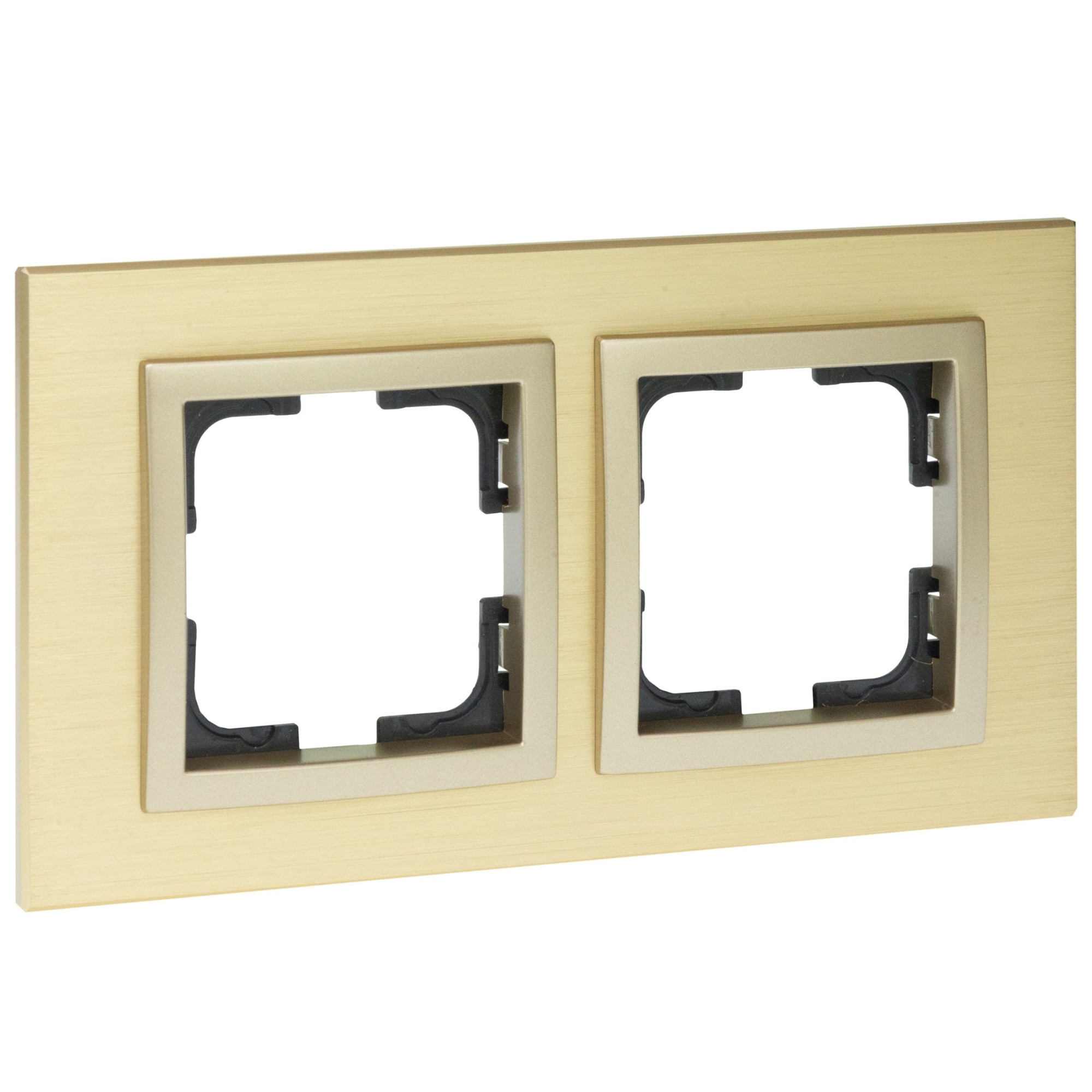 Rama Mono Electric STYLE ALUMINIU, 2 module, titanium