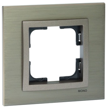 Rama Mono Electric STYLE ALUMINIU, 1 modul, bronz Rama Mono Electric STYLE ALUMINIU, 1 modul, bronz