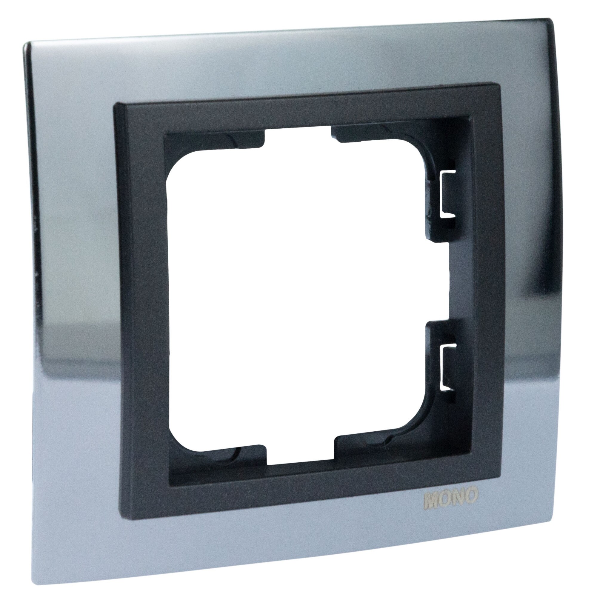 Rama Mono Electric CHROME, 1 modul fume