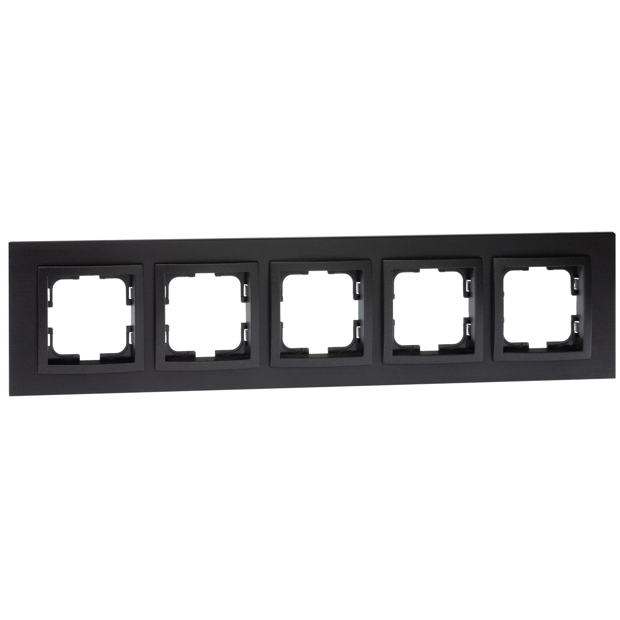 Rama Mono Electric STYLE ALUMINIU, 5 module, fume