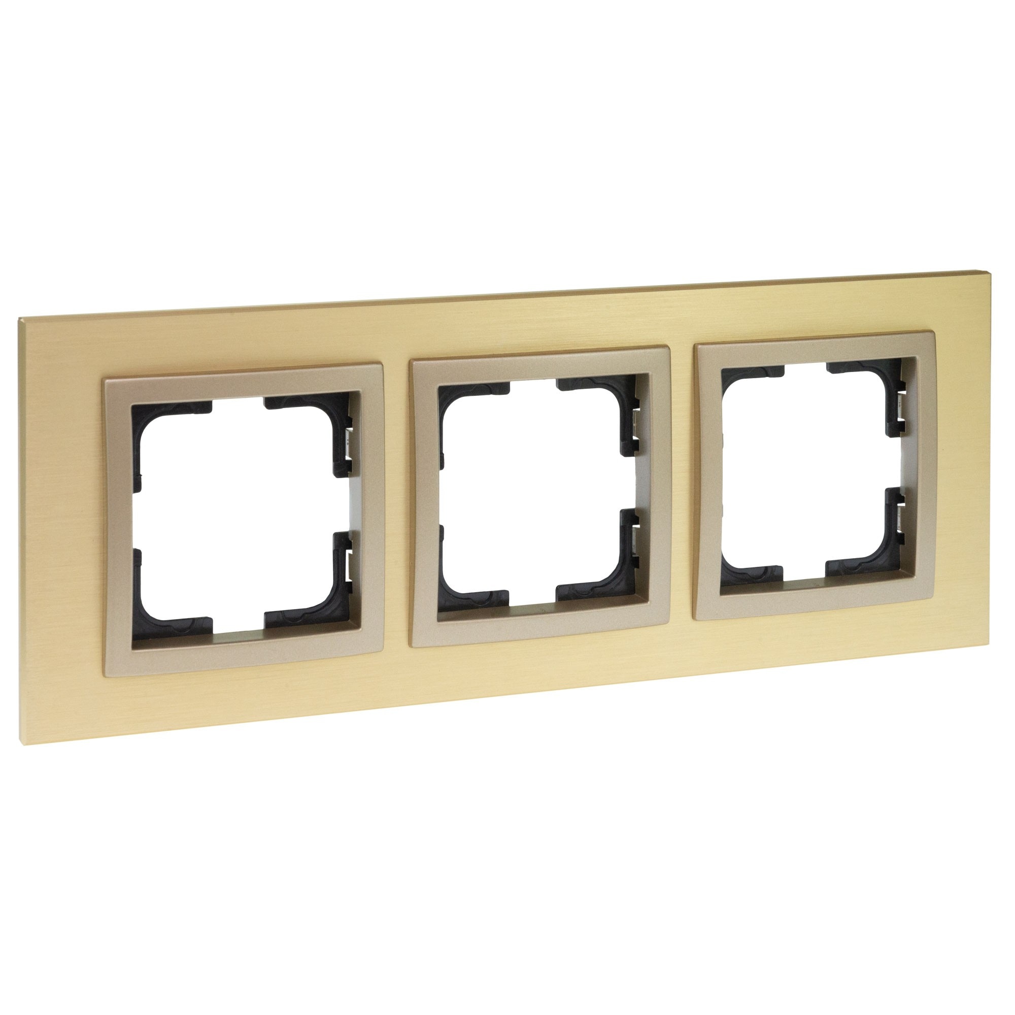 Rama Mono Electric STYLE ALUMINIU, 3 module, titanium