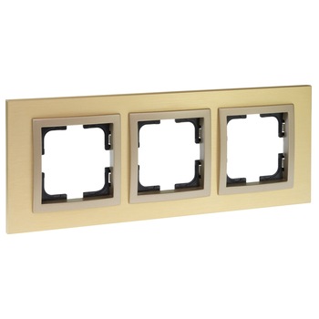 Rama Mono Electric STYLE ALUMINIU, 3 module, titanium Rama Mono Electric STYLE ALUMINIU, 3 module, titanium