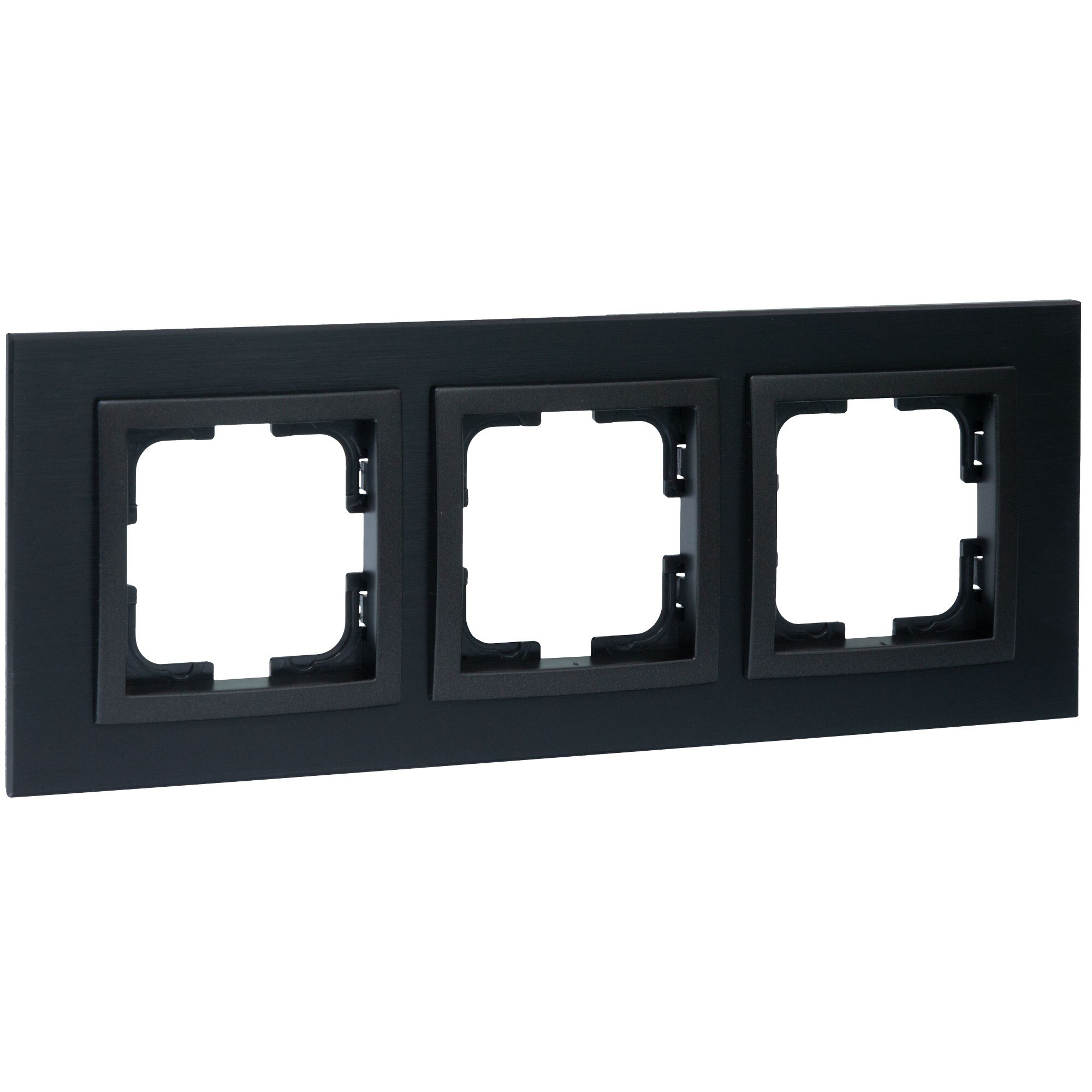 Rama Mono Electric STYLE ALUMINIU, 3 module, fume