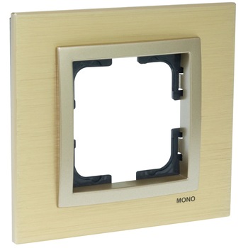 Rama Mono Electric STYLE ALUMINIU, 1 modul, titanium Rama Mono Electric STYLE ALUMINIU, 1 modul, titanium