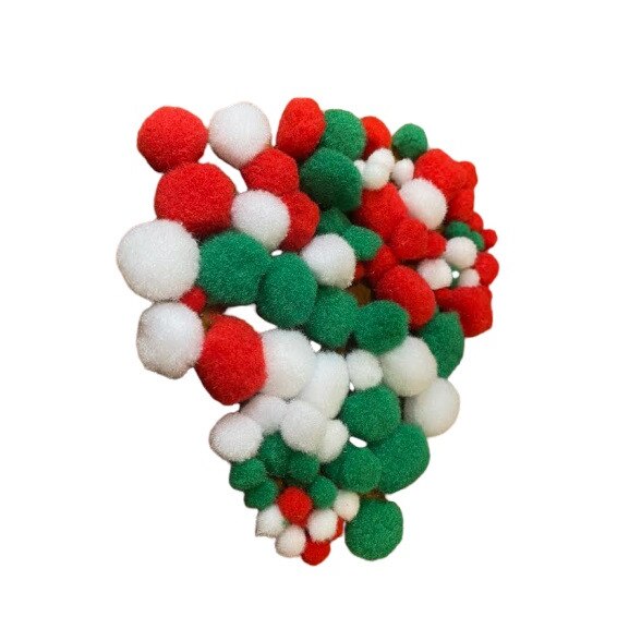 Set pompom pentru copii, multicolor