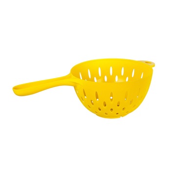 Strecuratoare mare cu maner, Nodo, galbena Strecuratoare mare cu maner, Nodo, galbena