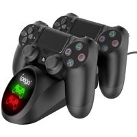 stand de incarcare ipega pg-9185 ropro 2 x controler playstation 4 protectie supra incarcare incarcare multipla negru imagen 28_0_
0