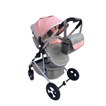 Carucior 2 in 1 reversibil, transformabil landou-sport, 808 Roz - Krista® Carucior 2 in 1 reversibil, transformabil landou-sport, 808 Roz - Krista®