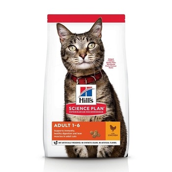 Hrana pentru Pisici, Hill's SP Feline Adult Pui, 3 Kg Hrana pentru Pisici, Hill's SP Feline Adult Pui, 3 Kg