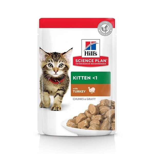 Hrana pentru Pisici, Hill's SP Feline Kitten Plic Curcan, Plic 85 g