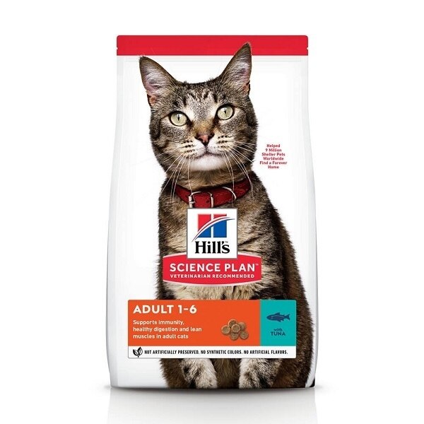Hrana pentru Pisici, Hill's SP Feline Adult Ton, 1.5 Kg
