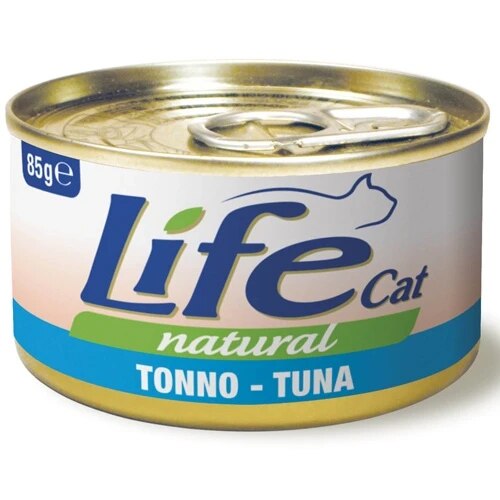 Conserva cu hrana umeda pentru pisici Life Cat, ton, 85 g