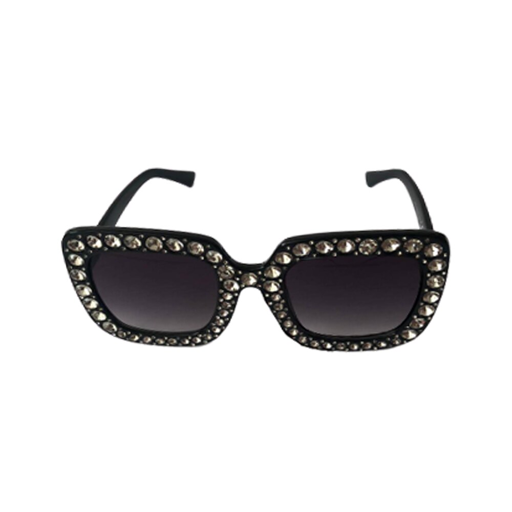 Ochelari de soare Rectangular Diamond negru