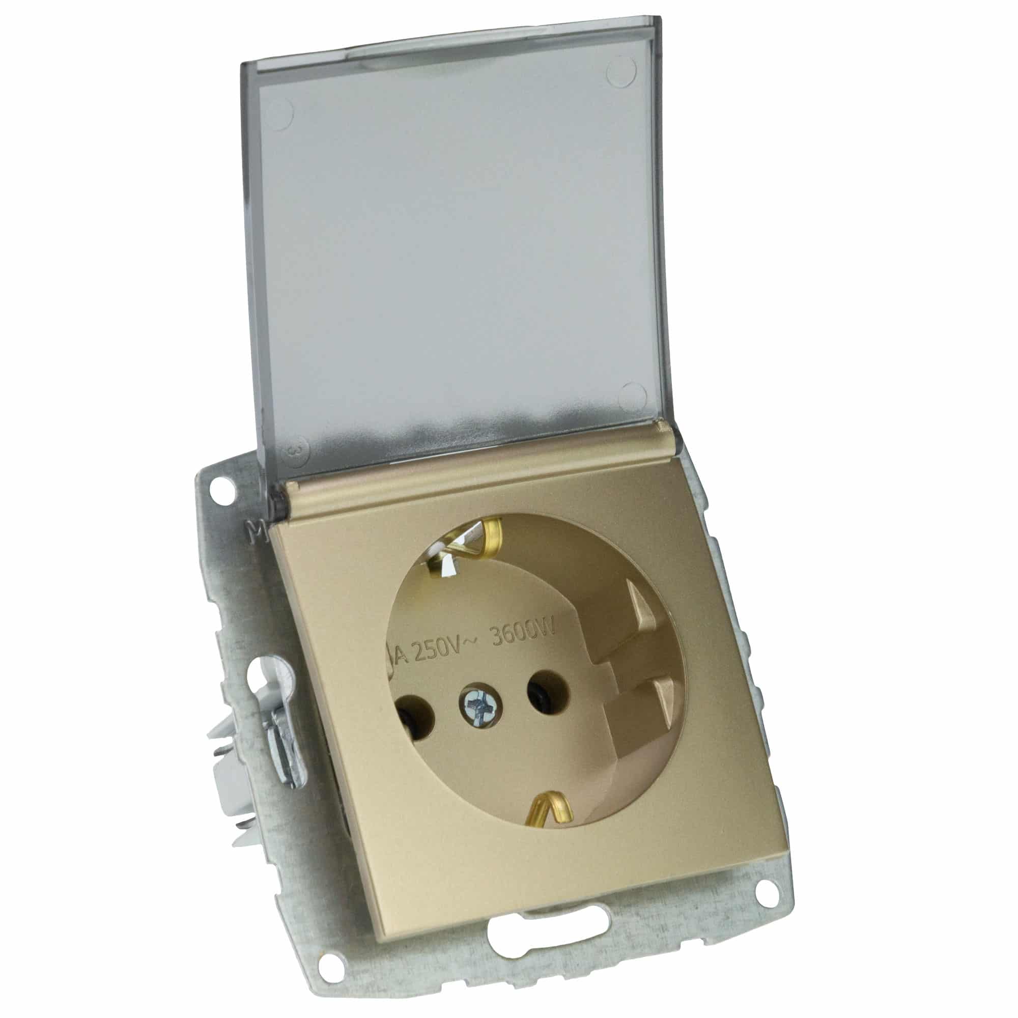 Mecanism Priza cu CP Mono Electric, capac, 16A, titanium