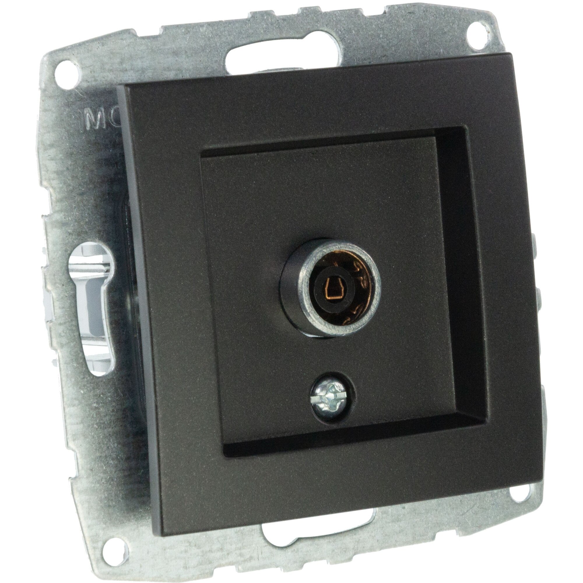 Mecanism Priza TV Mono Electric, de capat, 8dB-12dB-18dB-20dB, fume