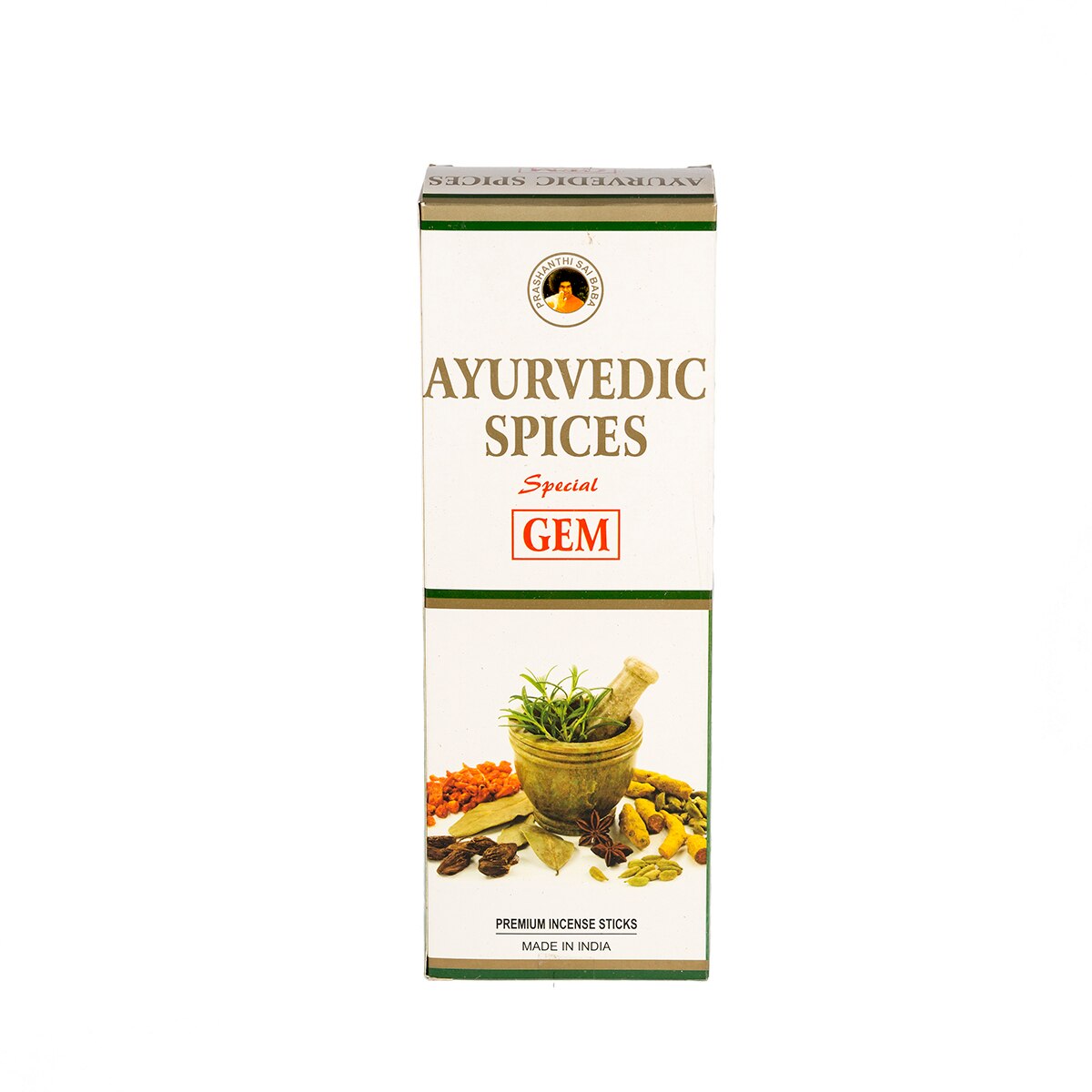 Set 6 cutii a 20 de bete parfumate, Ppure, GEM, Ayurvedic Spices