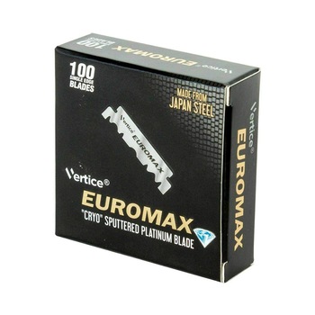 Rezerve lame de ras pentru brici cu lama interschimbabila Euromax Professional set 100 bucati Rezerve lame de ras pentru brici cu lama interschimbabila Euromax Professional set 100 bucati