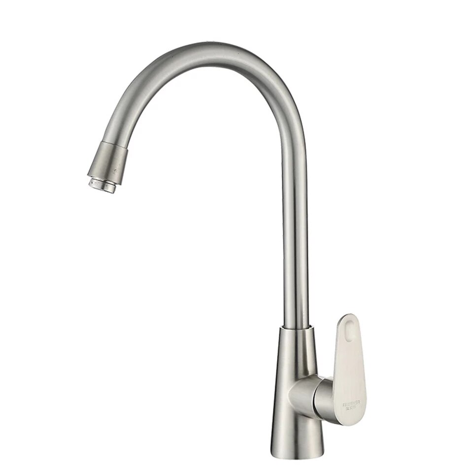 Baterie Bucatarie, Inox,Cartus ceramic, Smack S1706