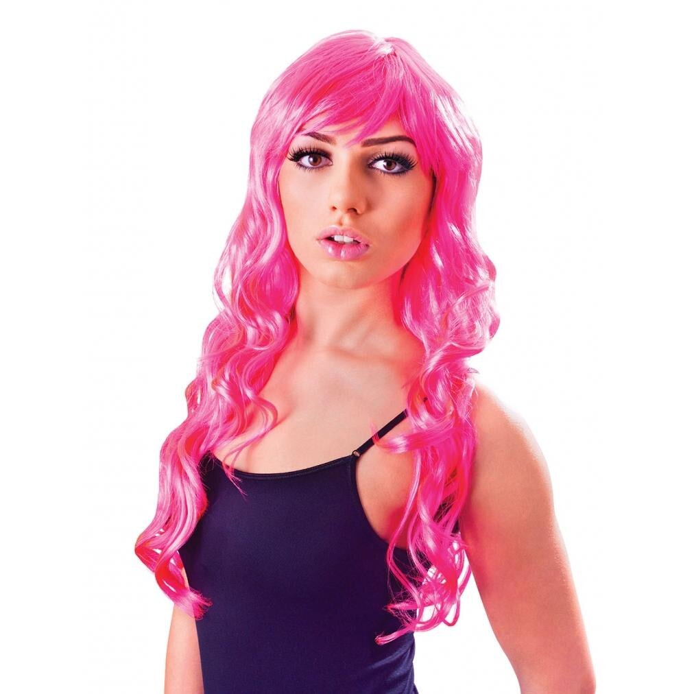 Peruca Glamourama roz neon