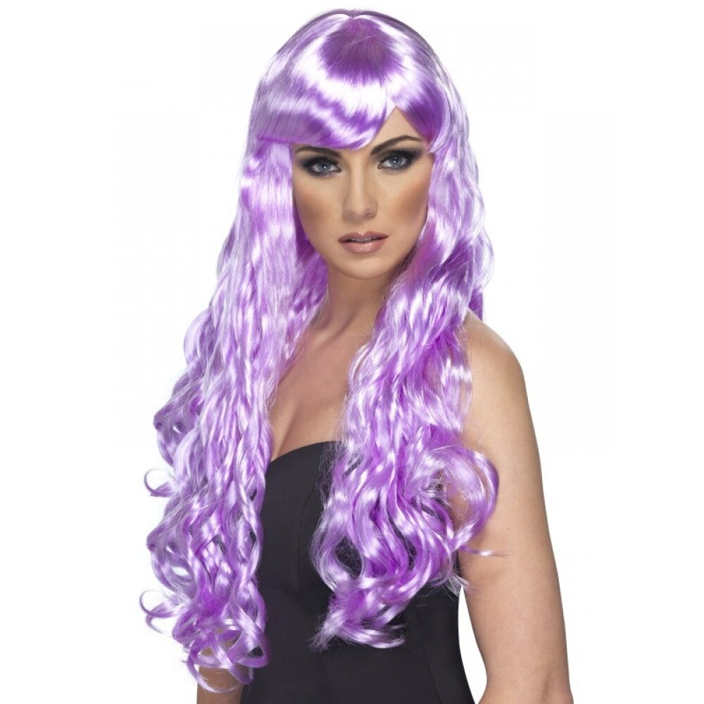 Peruca Glamourama ondulata, Lila