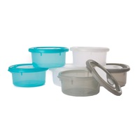 Set 6 mini caserole Bo Jungle, 6x50 ml, Albastru