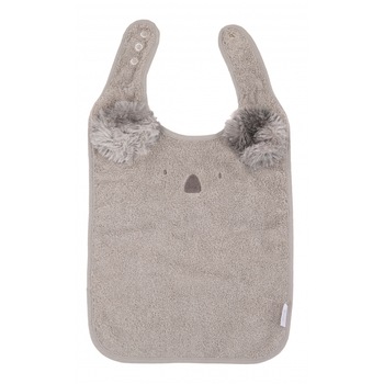 Baveta BO Jungle din bumbac organic, Urs Koala, Gri Baveta BO Jungle din bumbac organic, Urs Koala, Gri