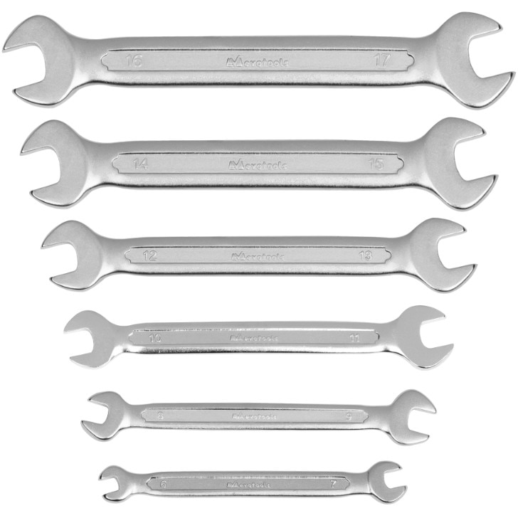 Set Chei Fixe EvoTools, 6 Bucati, Marimea 6-17 mm, Crom-Vanadiu