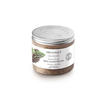 Exfoliant anticelulitic pentru slabire cu cafea Organique, 200 ml Exfoliant anticelulitic pentru slabire cu cafea Organique, 200 ml