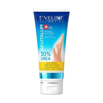 Crema-masca exfolianta pentru picioare, Eveline Cosmetics, Revitalum, 30% Urea, 75 ml Crema-masca exfolianta pentru picioare, Eveline Cosmetics, Revitalum, 30% Urea, 75 ml