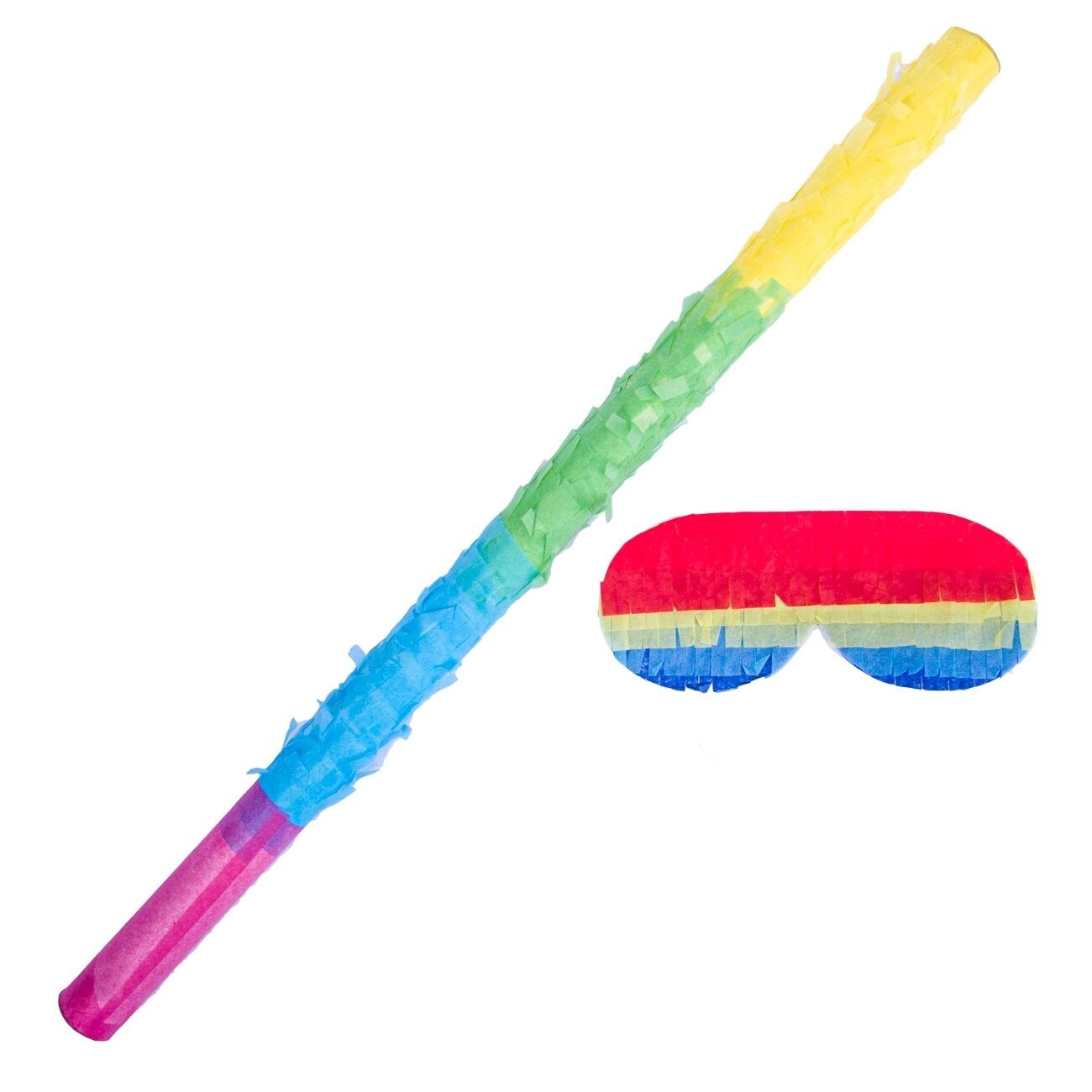 Set pentru pinata, Bat si ocheleri, Zola®, multicolor, 50 cm