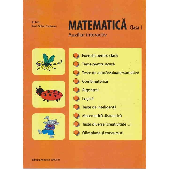 Matematica clasa I auxiliar interactiv - Mihai Ciobanu