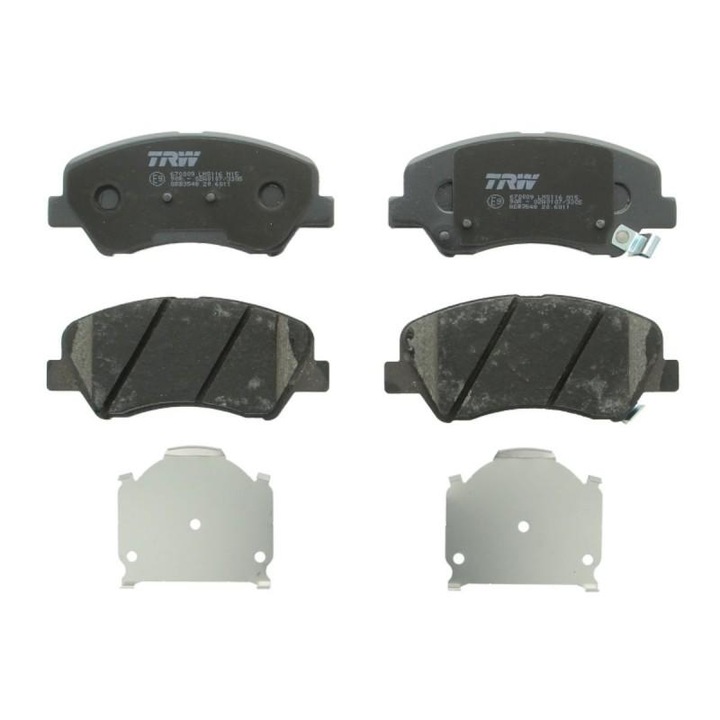 Set placute frana, frana disc Hyundai Accent 4 2010-2016 RB GDB3548