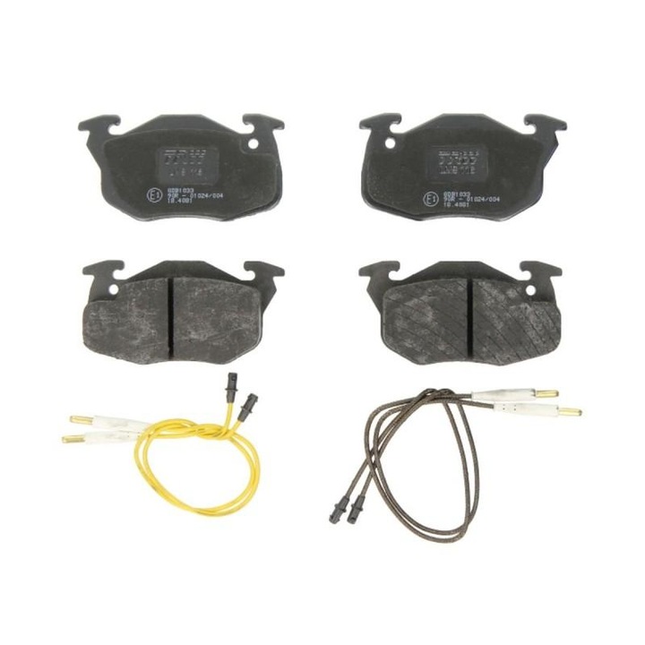 Fékbetét készlet, tárcsafék Peugeot 106 II 1996-2004 1A,1C GDB1033