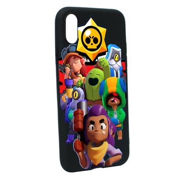 Husa Samsung Galaxy A10, Brawl Stars, rezistenta la uzura, anti-alunecare, din silicon Premium, B698 Husa Samsung Galaxy A10, Brawl Stars, rezistenta la uzura, anti-alunecare, din silicon Premium, B698