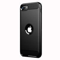 Husa Flexibila Antisoc Carbon pentru iPhone SE 2 (2020), Negru