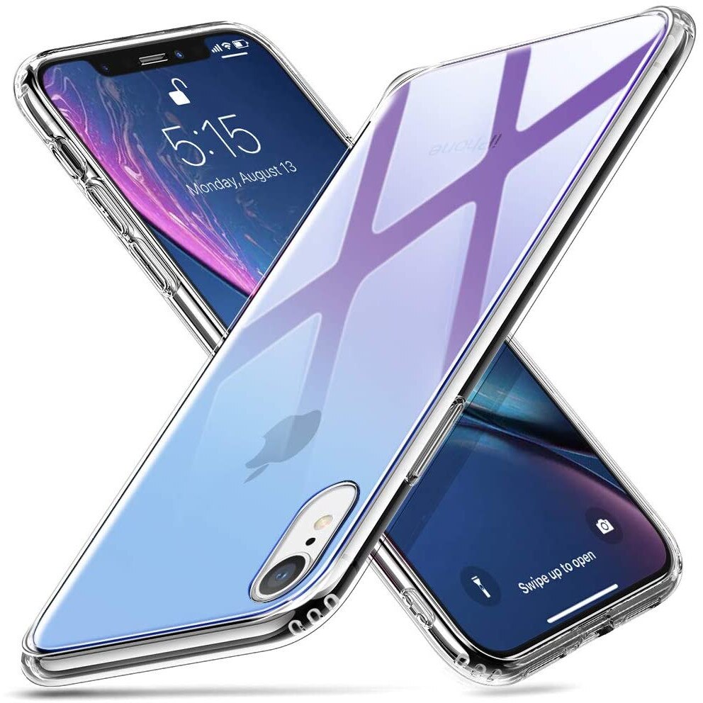 Carcasa ESR Mimic Ice Shield iPhone XR, Blue Purple