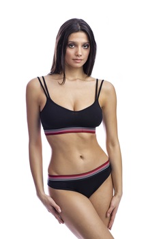 Tanga femei TF127, Negru, S Tanga femei TF127, Negru, S